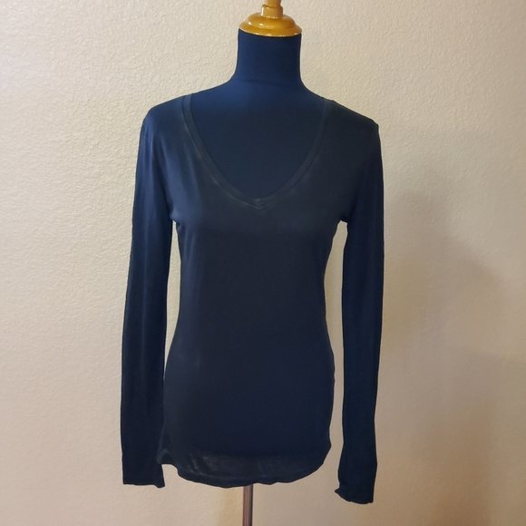 Cotton Citizen Tops - Cotton Citizen Long Sleeve Tee Top S BlackNew